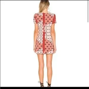 House of Harlow 1960 Dresses Nwt House Of Harlow 96 X Revolve Delphine Dress In Rose Patchwork Sz Med 4 Poshmark